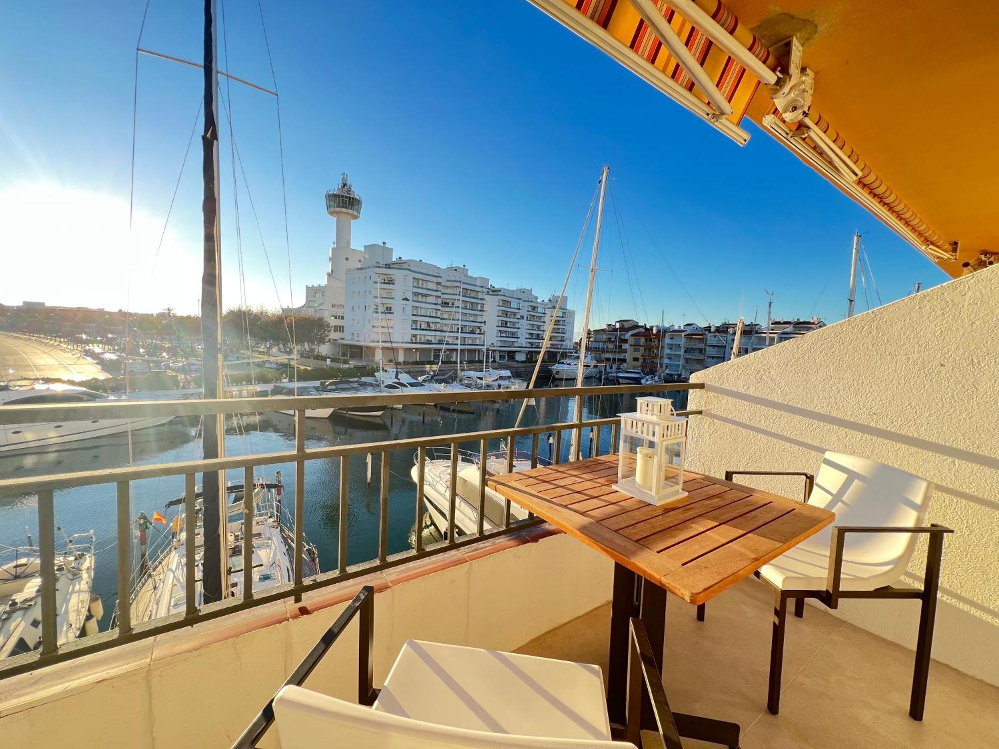 Estudio Frente Al Canal Con Terraza Empuriabrava Exteriör bild