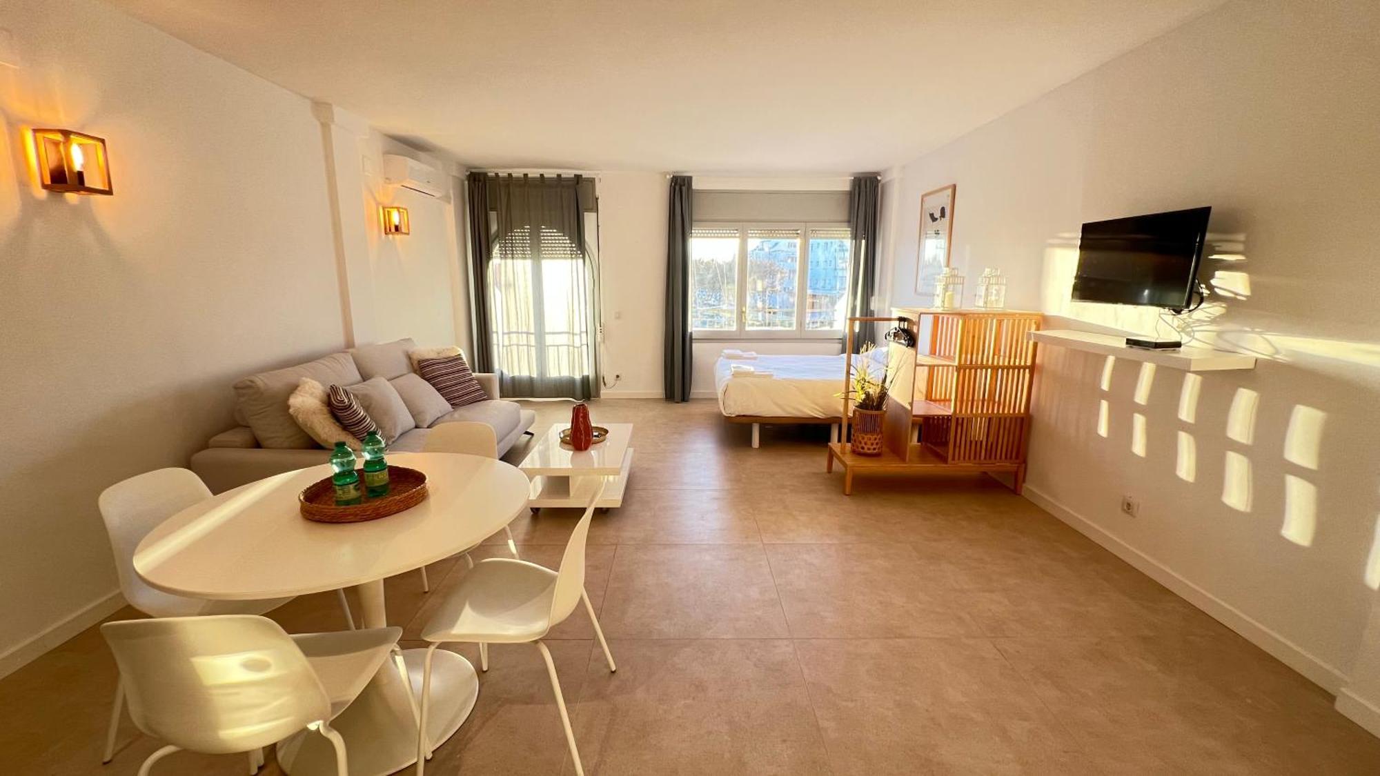 Estudio Frente Al Canal Con Terraza Empuriabrava Exteriör bild